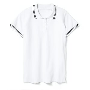 Рубашка поло женская Virma Stripes Lady, белая, размер M