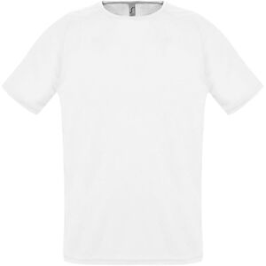 Футболка унисекс Sporty 140 белая, размер XXS