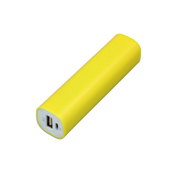 PB030 Универсальное зарядное устройство power bank  прямоугольной формы. 2200MAH. Желтый