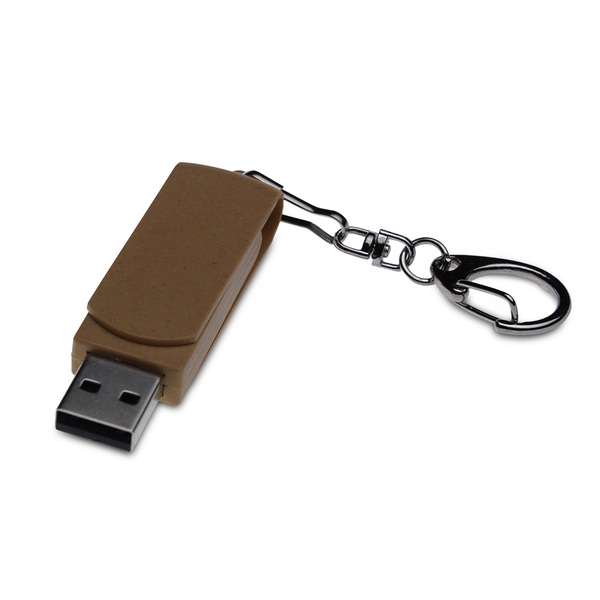 Флешка USB 2.0 Варуна на 512 Мбайт, коричневый