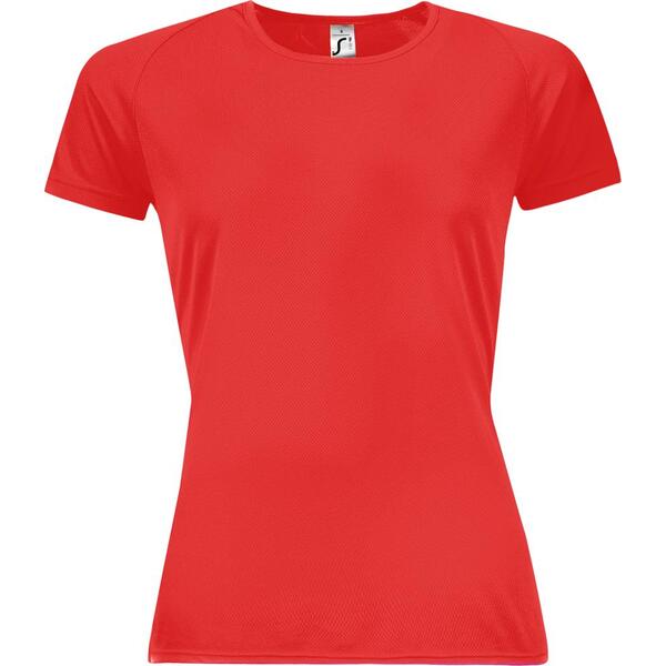 Футболка женская Sporty Women 140 красная, размер XS