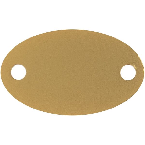 Шильдик металлический Alfa Oval, золотистый