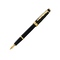 Перьевая ручка Cross Bailey Light Polished Black Resin and Gold Tone, перо F