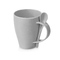 Пшеничная кружка Nina с ложкой, 300ml, серый Cool grey 7C