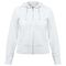 Толстовка женская Hooded Full Zip белая, размер XS
